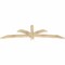 Ekena Millwork Davenport Rough Sawn Timber Gable Bracket, Douglas Fir, 84"W x 24"H x 2"D x 4"F, 7/12 Pitch GBW084X24X0204DAV00RDF - alternate 3
